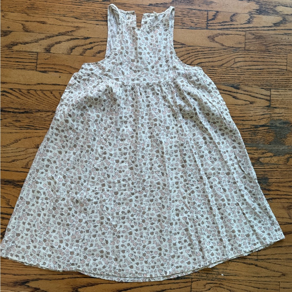 Rylee + Cru Cream Floral Kids Dress